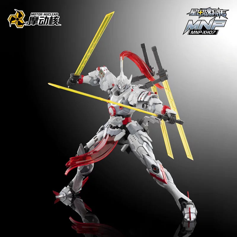 MOTOR NUCLEAR MNP-XH07 Wei Yuan-Style Sword-Fighting Alloy Joint Mecha Model Kit Buildable Action Figure Desk Ornament Boys Toy