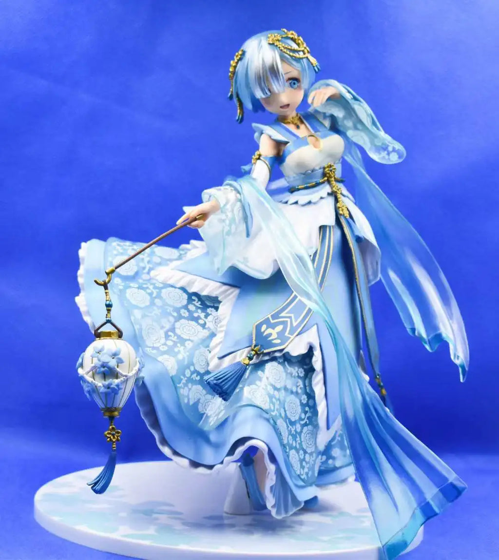 25cm Sexy Girl Figures Rem Hanfu Kawaii Girs Figura Sexys Rem Ornaments Collection RE Dolls Life in A Different World Toys Boys