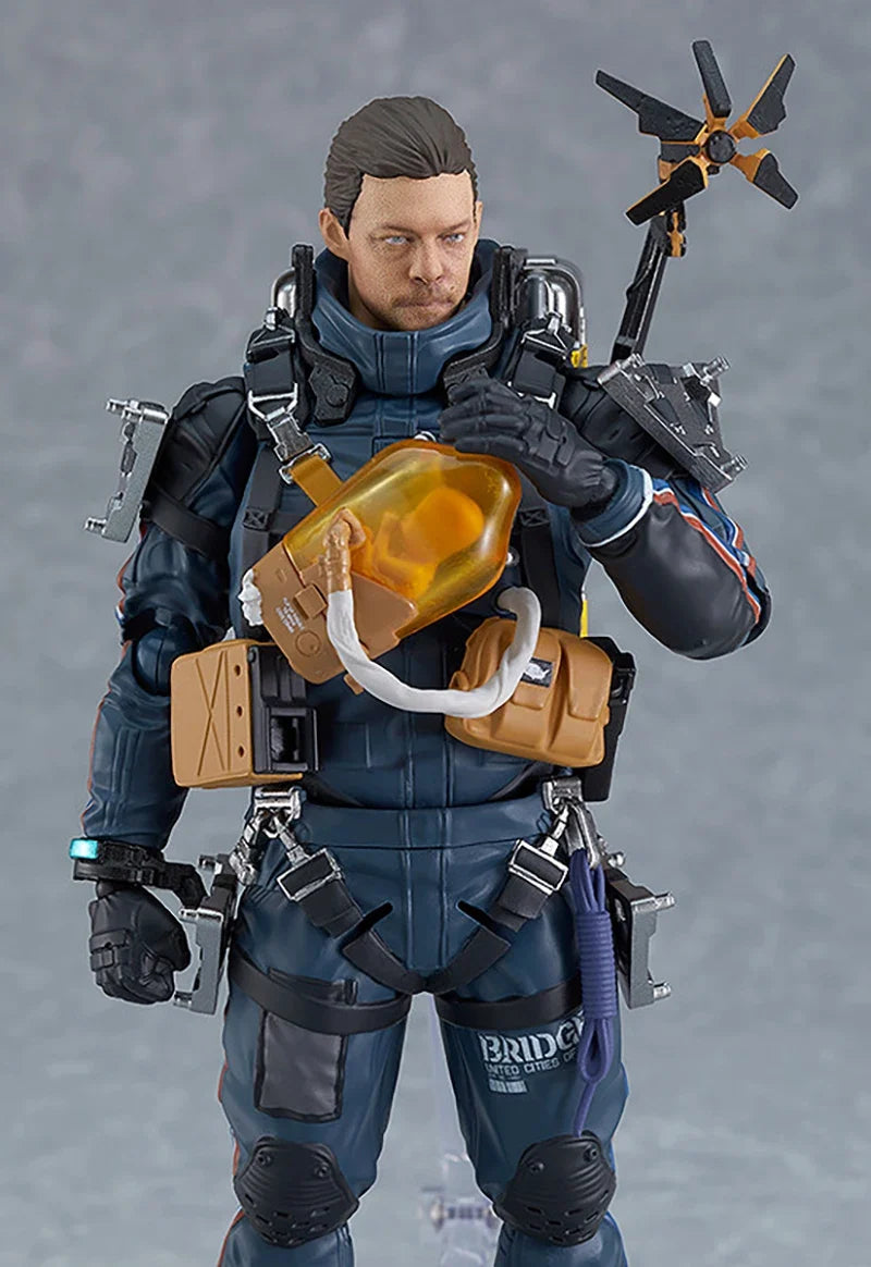 Original Genuine Max Factory Figma 516 DX Deluxe Edition Death Stranding Sam Porter Bridges 16cm Model Action Figure Doll Toy