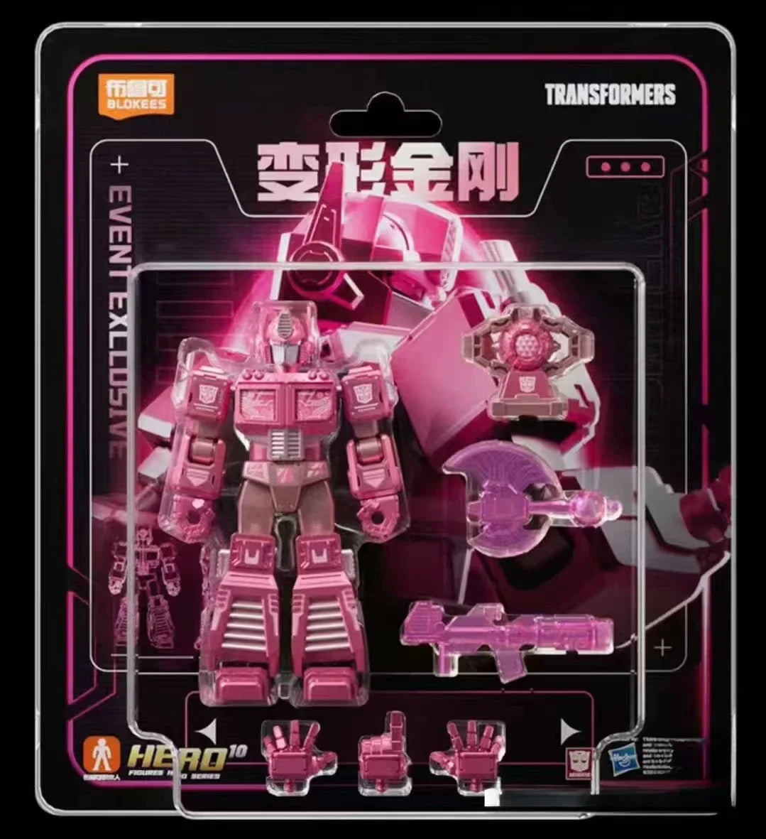 [24 hours shipping ] Transformation Toy Limited 2024 Pink Pillar Prime Pink OP Action Figure Collection Gift