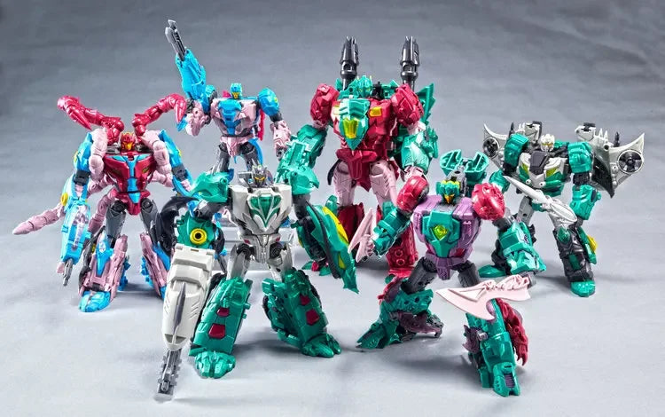 In Stock TFC Poseidon Piranacon P001-006 Submarine Crazy Fit Full Set of 6 Reprints Action Figure Transforming Toy