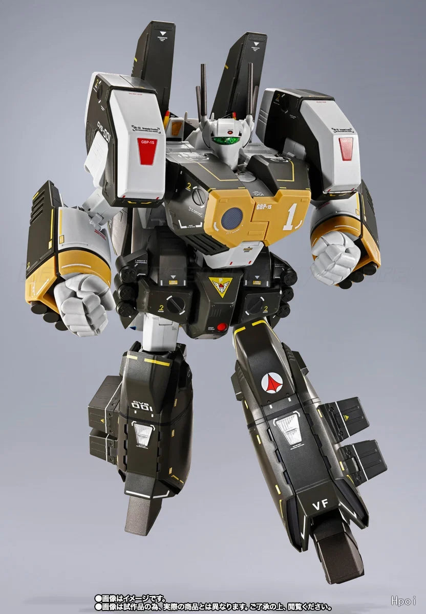 【In Stock】Original BANDAI SPIRITS DX Choujikuu Yousai Macross VF-1S Action Figure Ornaments Toys Gifts