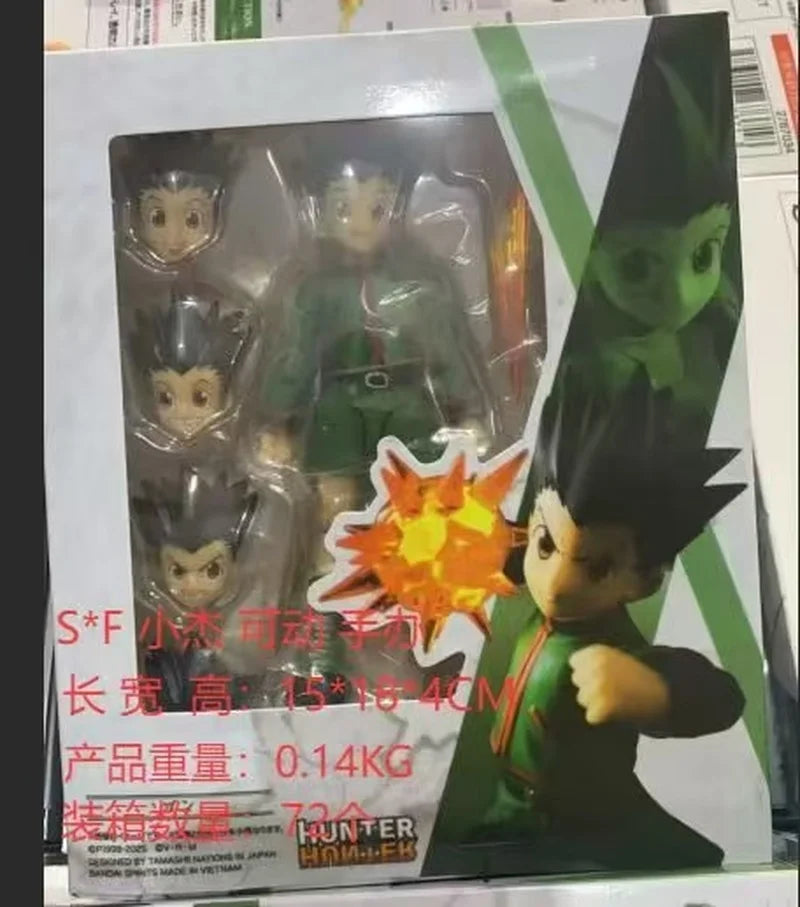 Hot New  Shf Hunter X Hunter Gon Super Action Figure Finished Model Kit Anime Full Action Model Toy Gift For Boys