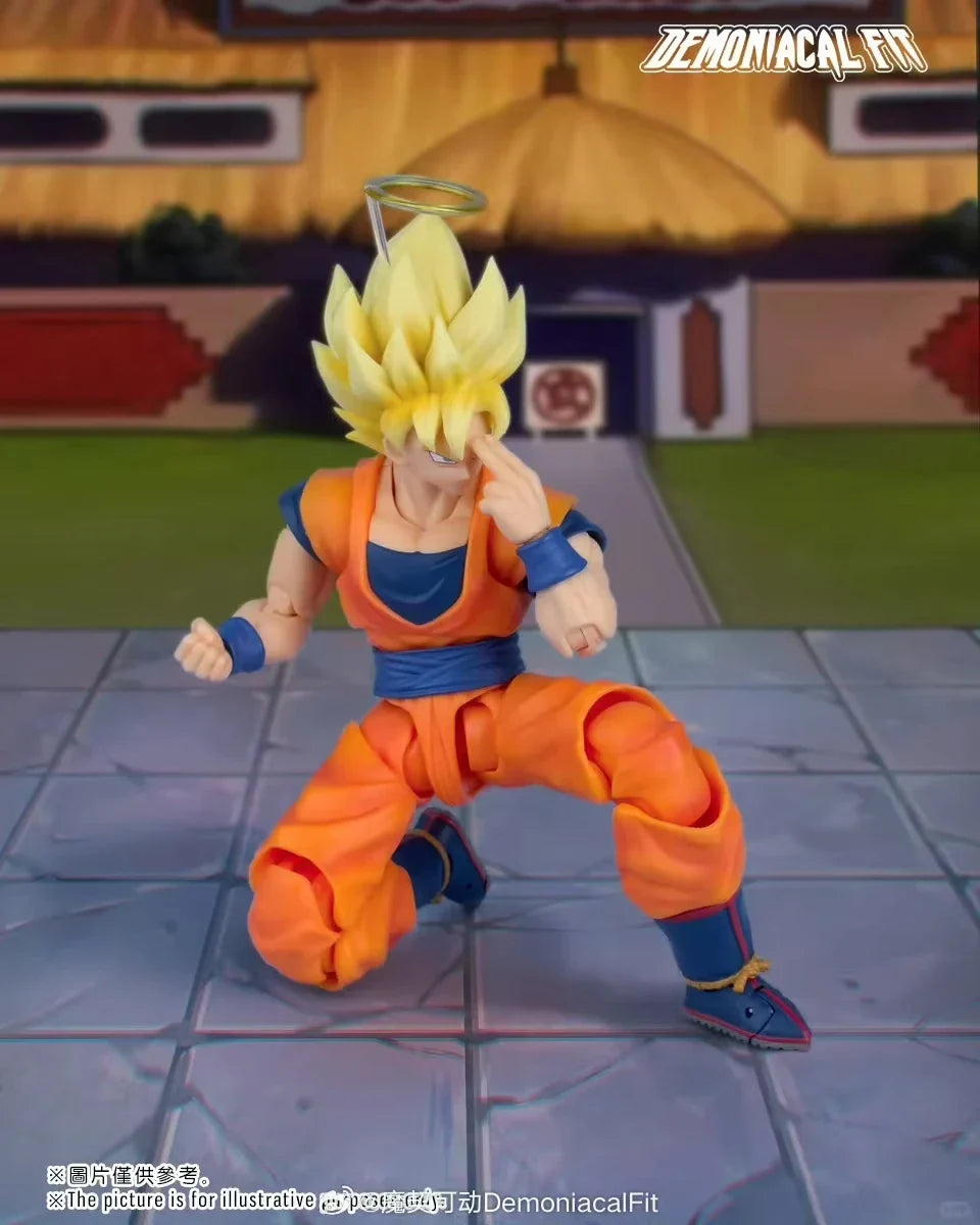 NEW Demoniacal Fit Son Goku Figure Dragon Ball Z SHF 3.0 Goku Figurine Martialist Forever Return From Beyond Action Figures GIFT