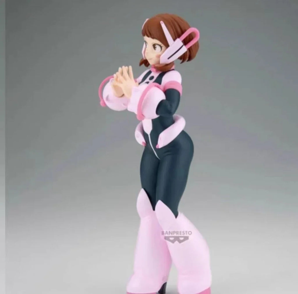 BANPRESTO Original BANDAI Boku no Hero Academia Uraraka Ochaco Glitter Glamours Anime Figures Action Figure