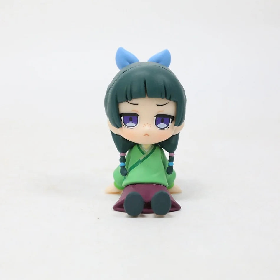 Q Version The Apothecary Diaries Maomao Jinshi Mini Figure Anime Periphery Kawaii Sitting Toys Desktop Car Ornaments Model Gifts