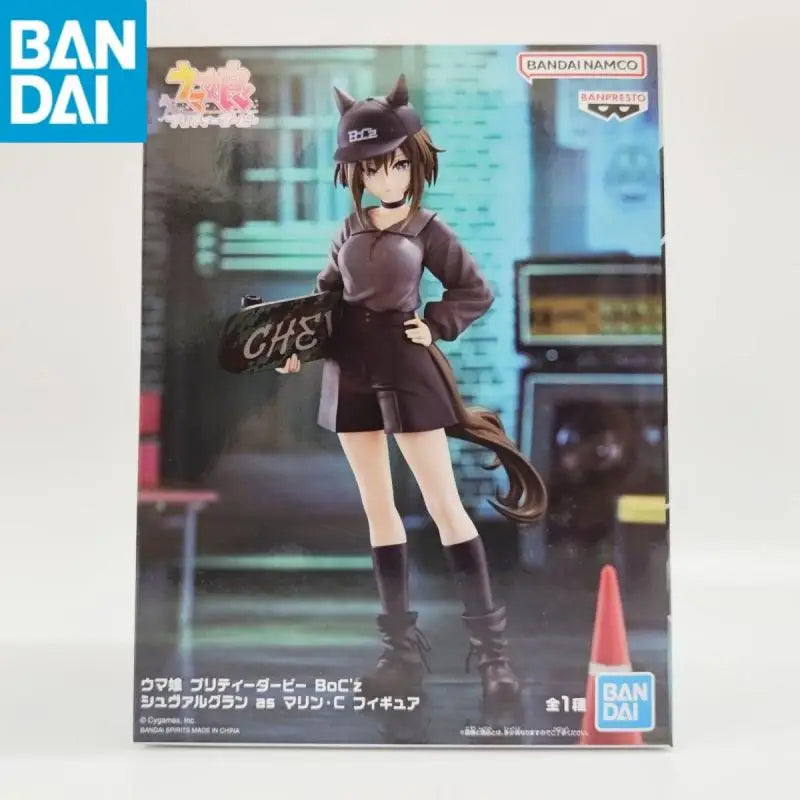 Original BANDAI Uma Musume Pretty Derby Cheval Grand BoC'z Anime Action Figures Christmas Gifts PVC Collection Model Doll Toys