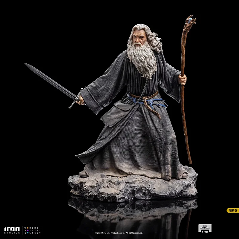 Original IRON STUDIOS 1/10 WBLOR70222-10 Gandalf Collectible Statue Ornaments Figure Model Toys7.8 inches