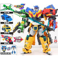 8 in 1 Transformation Toys Robot Car Plastic Model Toys Action Figure Anime Movie Series ABS 35CM Children Birthday Gift