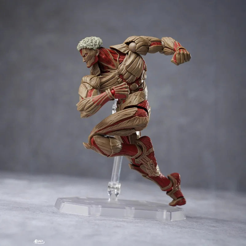 Hot In Stock Kaiyodo Eren Jaeger Action Figure Amazing Yamaguchi The Armored Titan Figure Attack On Titan Anime Model Toys