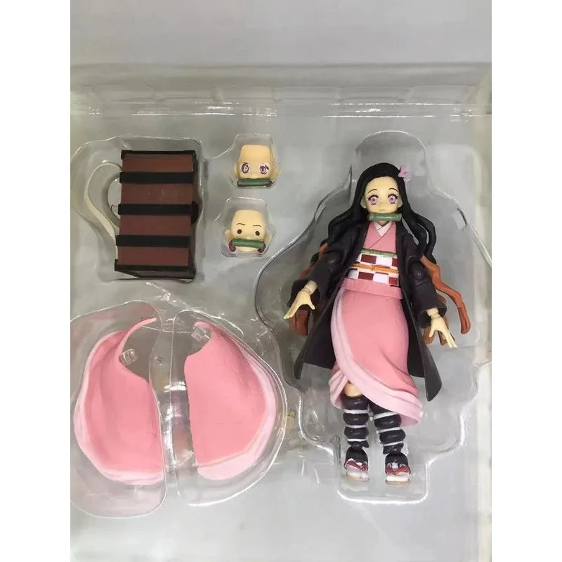 Demon Slayer Figures: Kyojuro Rengoku 553, Tanjiro Kamado 498, Nezuko Kamado 508, Zenitsu Agatsuma 522 — Anime Models, Desktop