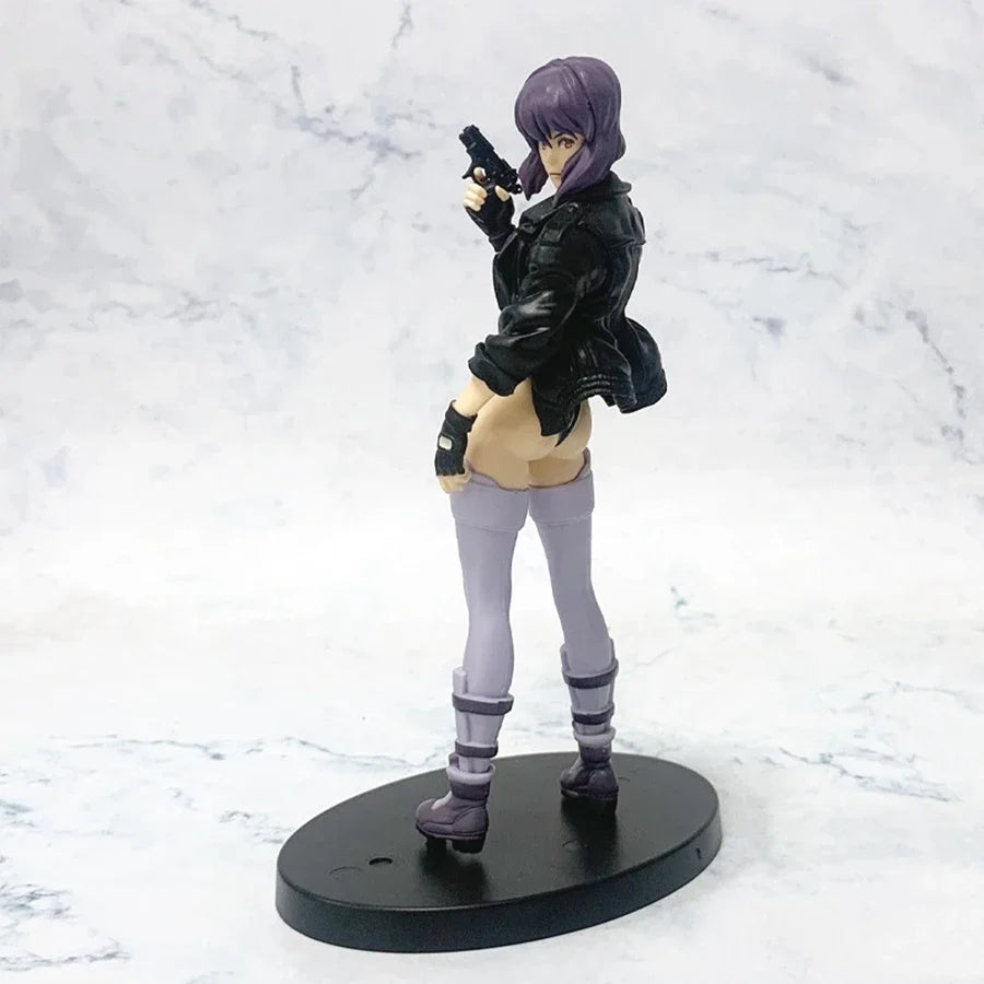 18cm/7.09in Koukaku Kidotai S.A.C. Anime Figure Kusanagi Motoko Action Figure Room Decorations PVC Collection Model Doll Toys