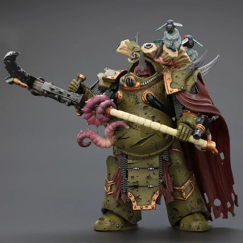 JOYTOY Warhammer 40K Death Guard 1/18 Action Figure Doll Deathshroud Terminator Champion Anime Collection Model Collectible Toys