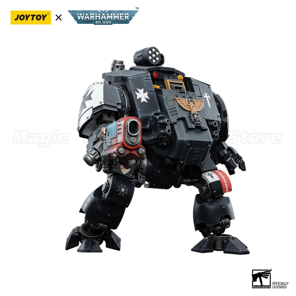 【MT】JOYTOY 1/18 Action Figure Warhammer 40K Black Templars Redemptor Dreadnought Model Toy Gifts