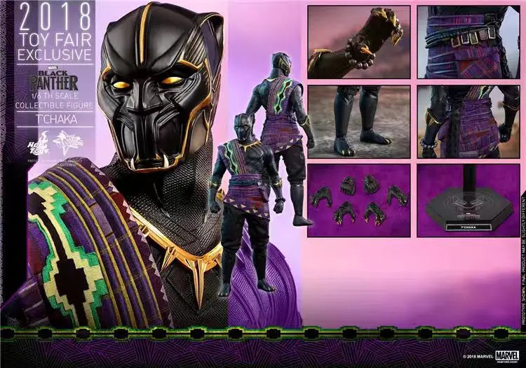 【MT】Hot Toys Marvel MMS487 Black Panther T'Chaka 1/6 Actionfigur Sammelspielzeug