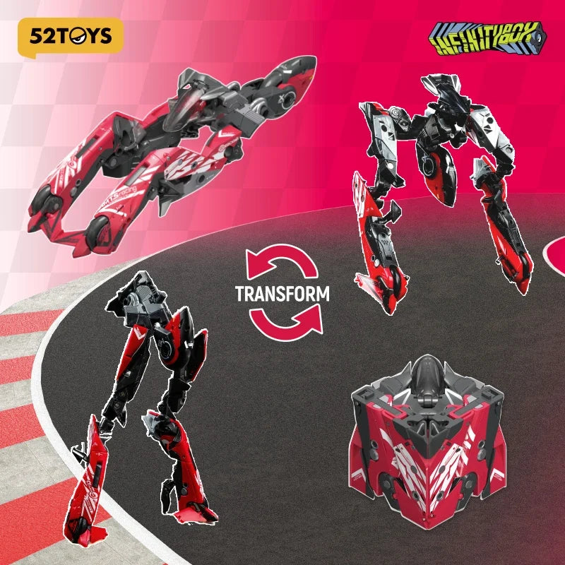 52TOYS Infinitybox IB-07 GAZELLE Deformation Robot, Converting in Mecha and Cube, Action Figure, Collectible Gift