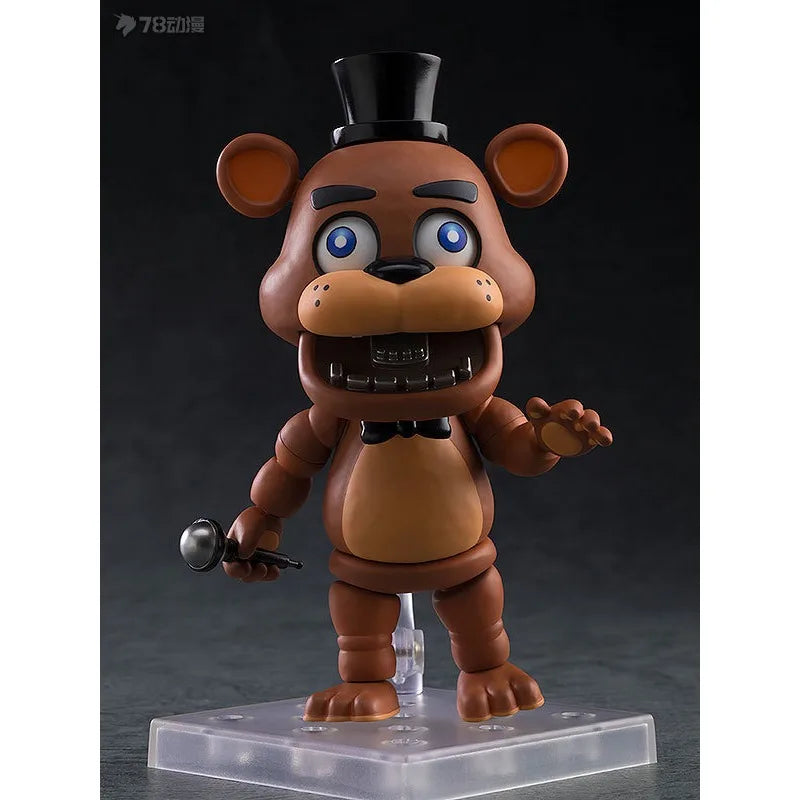 GSC Original Nendoroid The Five Nights Harem of Teddy Bear Series Freddie Fazbert Anime Action Figure Model Toys Gifts Fo Boys