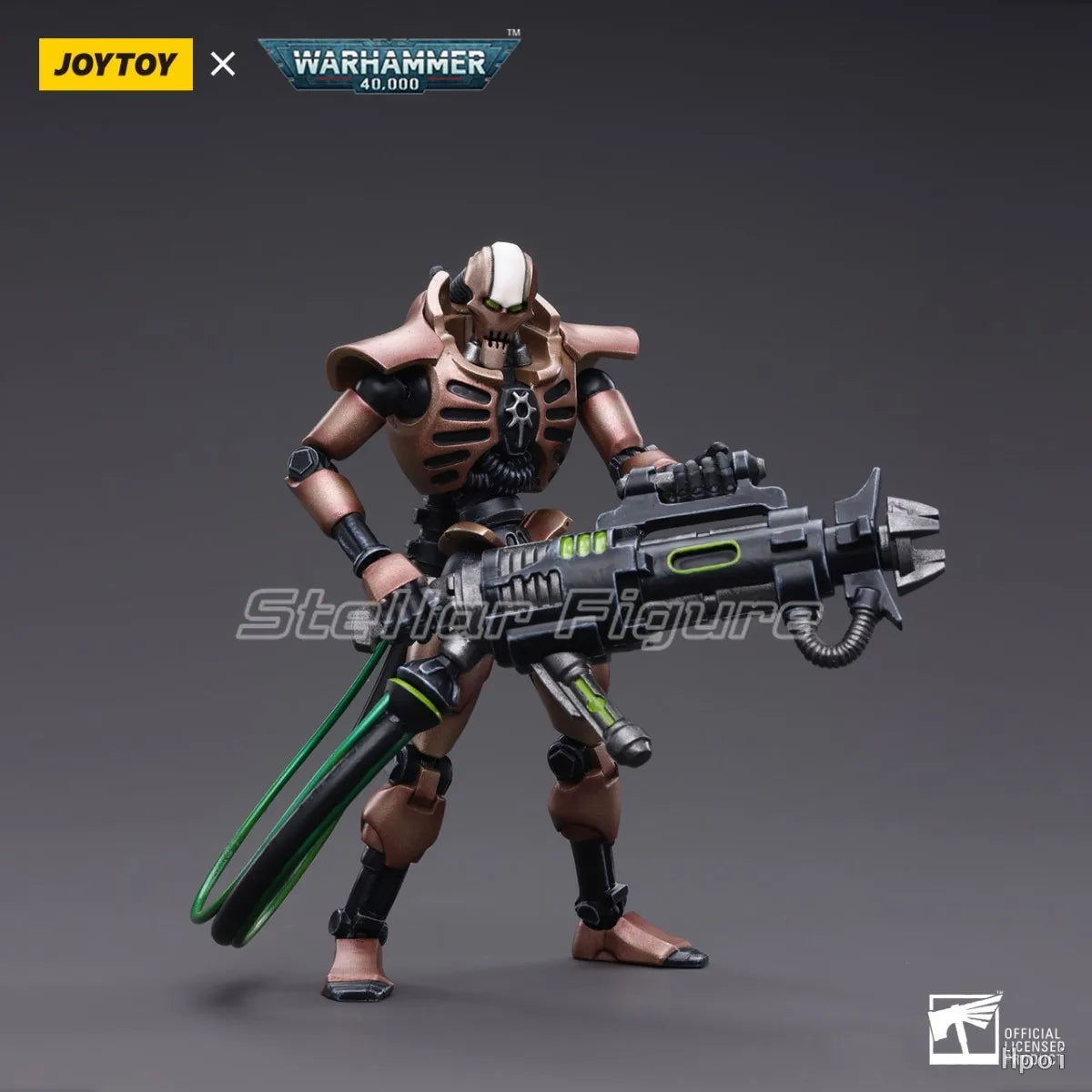 【SF】JOYTOY 1/18 Action Figure Necrons Szarekhan Dynasty Lmmortal with Tesla Carbine Model Toys Gifts Collection Ornaments