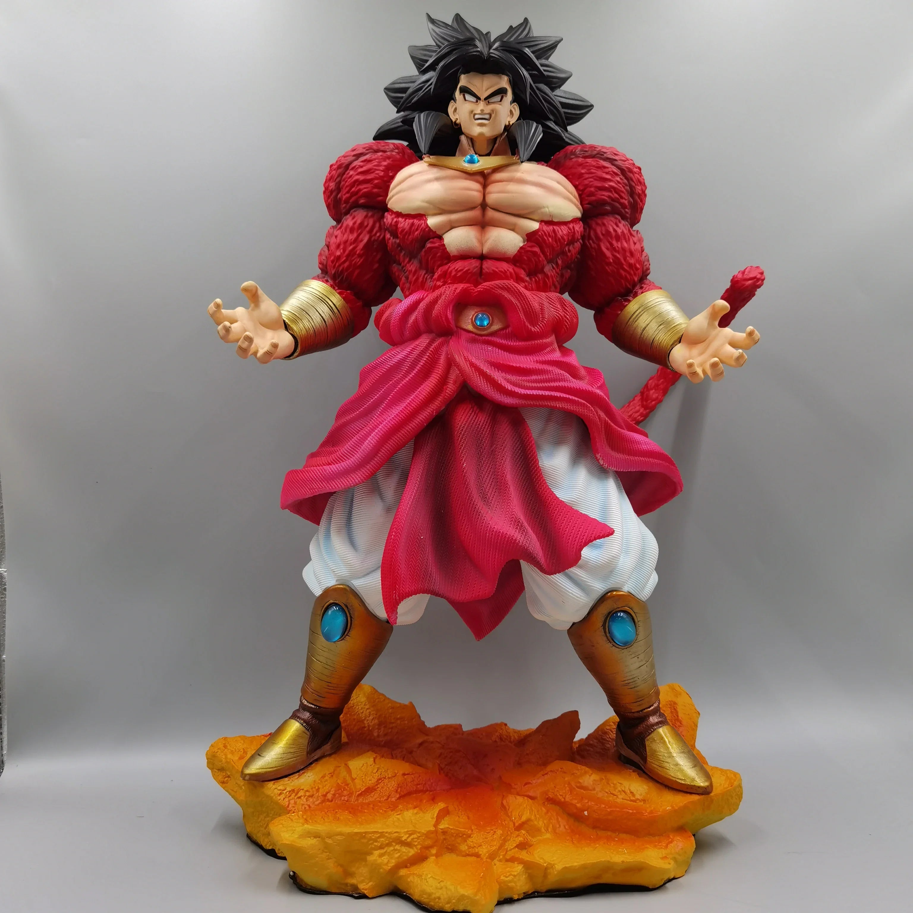 50cm New Dragon Ball Anime Figure Broli Periphery PVC Model Collect Statue Desktop Decoration Ornaments Kids Birthday Gifts Toys
