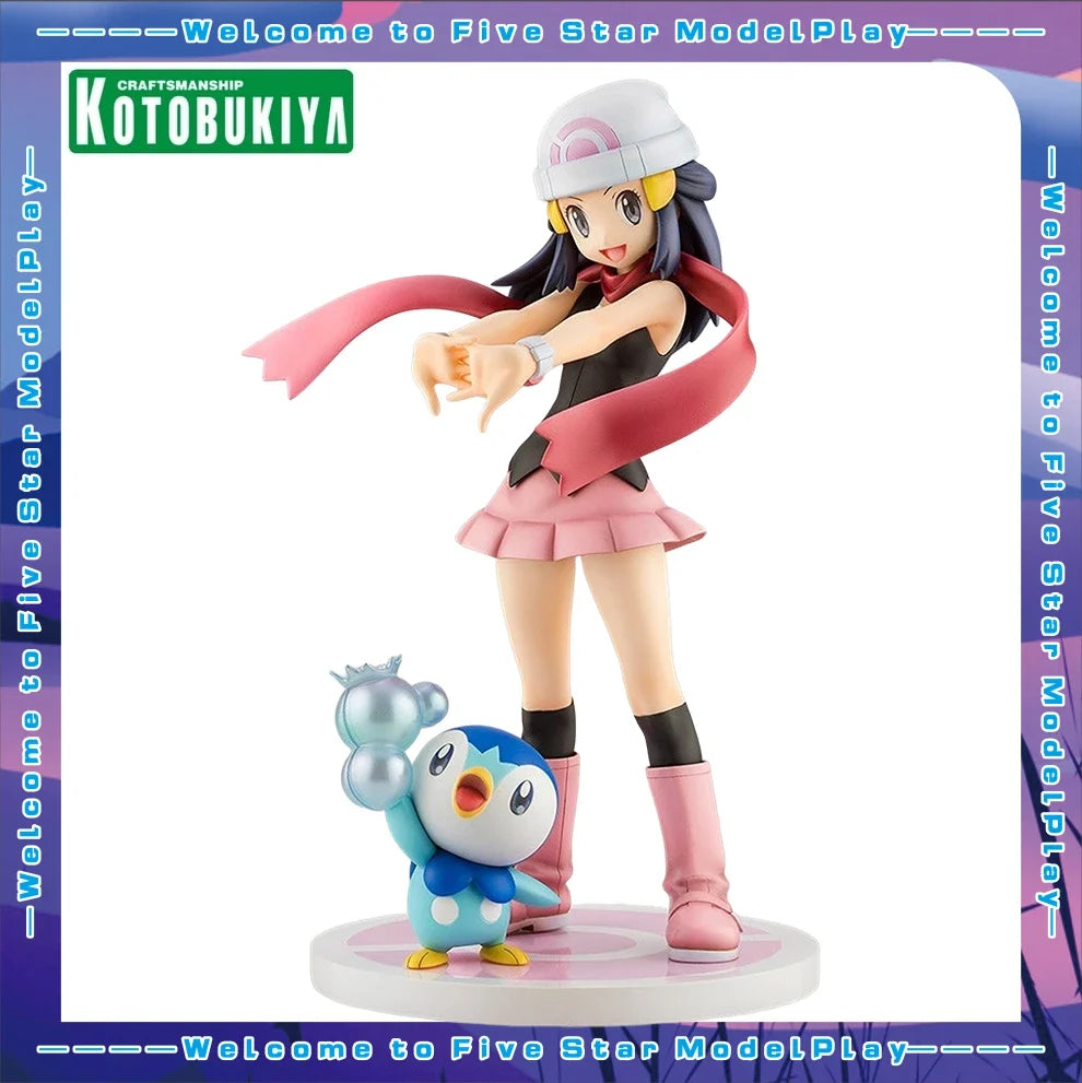 【FS】 Original Kotobukiya ARTFX J Pokémon Xiaoguang and Pogaman Anime Doll Figures Models Toys Gifts