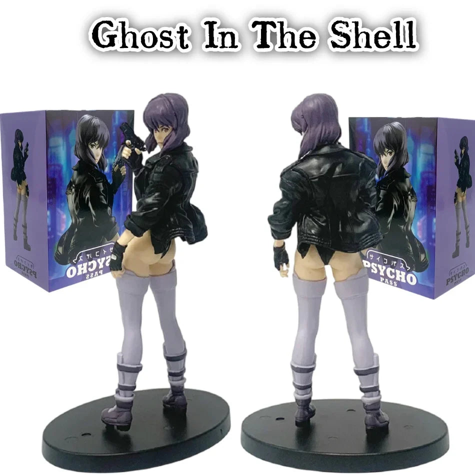 18cm/7.09in Ghost In The Shell Anime Figure Kusanagi Motoko Action Figure Room Decorations PVC Collection Model Toys Peripherals
