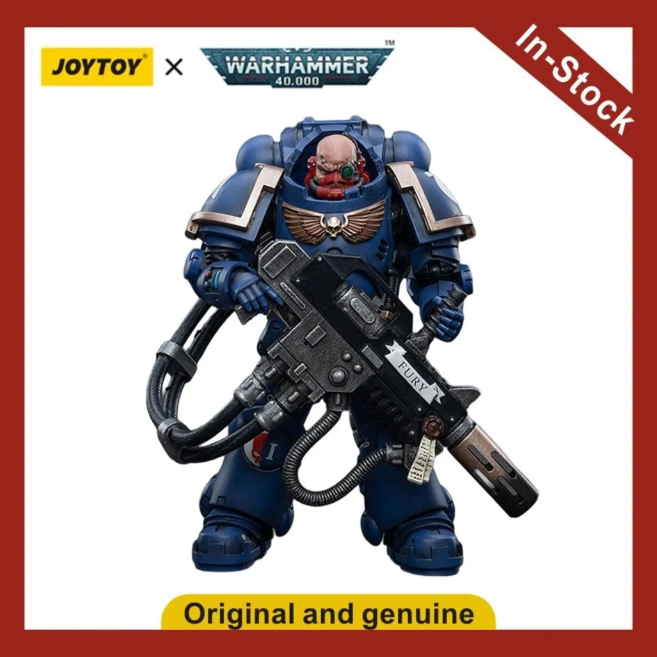【UA】JOYTOY  Warhammer 40K  Scale 1/18 Action Figures Ultramarines Primaris Eradicator 1Models Toys Gifts