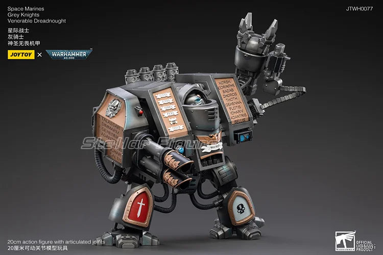 【SF】JOYTOYS 1/18 Action Figure Space Marines Grey Knights Venerable Dreadnought Model Toys Gifts Collection Ornaments