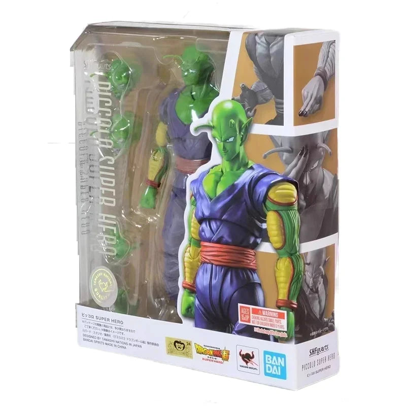 In Stock Original Genuine S.H.Figuarts SHF DRAGON BALL SUPER Super Hero Piccolo Bandai Anime Model Toys Action Figure Gifts