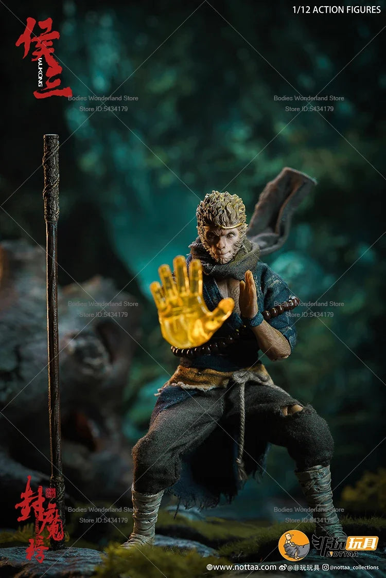 In Stock Nota 1/12 Scale Male Soldier Black Myth Wukong Anime Hou San Deluxe Edition 6Inch Action Figure Doll Collection