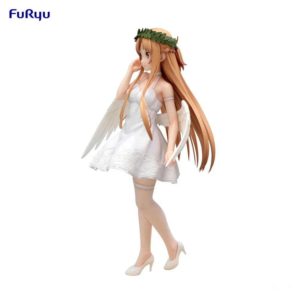 100% Original FuRyu Bicute Pure Sword Art Online Asuna Anime Figure Action Figure Model Decoration Garage Kit Collection Kawaii