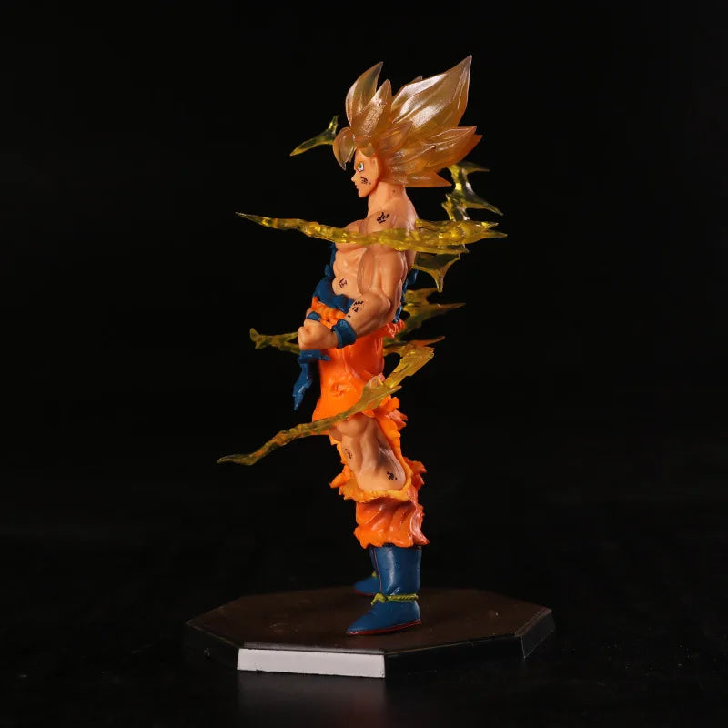 18CM Anime Figure Dragon Ball Z Super Saiyan Son Goku Action Figure Model Toy Collectible Model Doll Ornament Kids Children Gift