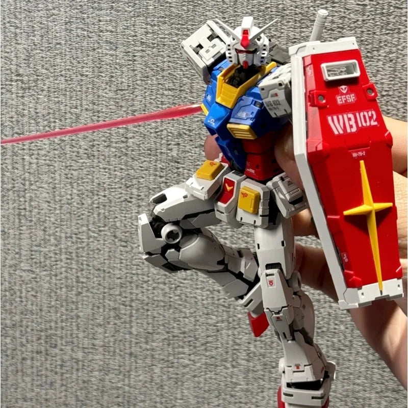 Hot In Stock Fat Cat Rx-78-2 Ver 2.0 Rg 1/100 Rgu Model Assembly Model Kit Movable Joints Collectible Robot Kits Model Gift