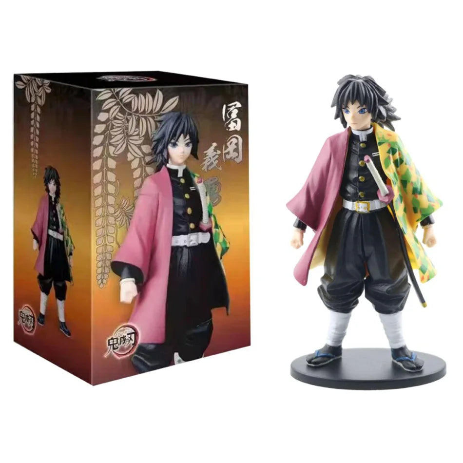 Anime 16CM Demon Slayer Kimetsu No Yaiba Figure Kamado Tanjirou Action Figure Agatsuma Zenitsu Nezuko Warrior PVC Model Toys AAA