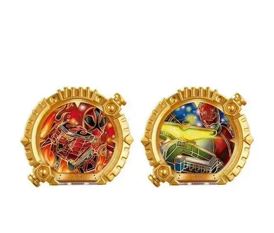 Bandai Genuine DX No.1 SENTAI GOZYUGER TEGASWORD Leon Buster 50 Sentai Ring Figure Toys Gift Collectible Model