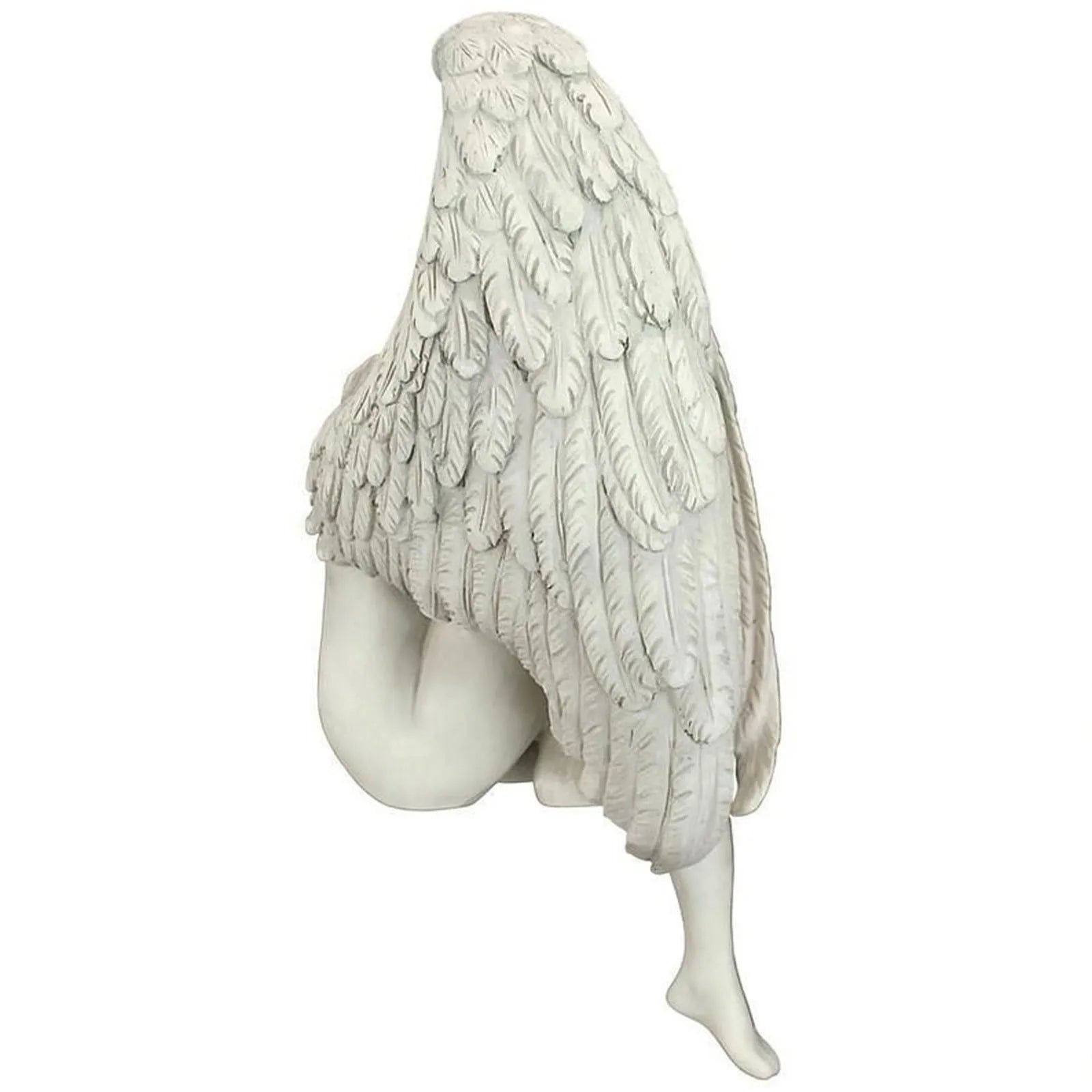 Redemption Angel Statue Creative Angel Sculpture Decoration Resin Craft Redemption Statuette Religious Garden Home Decor Gift