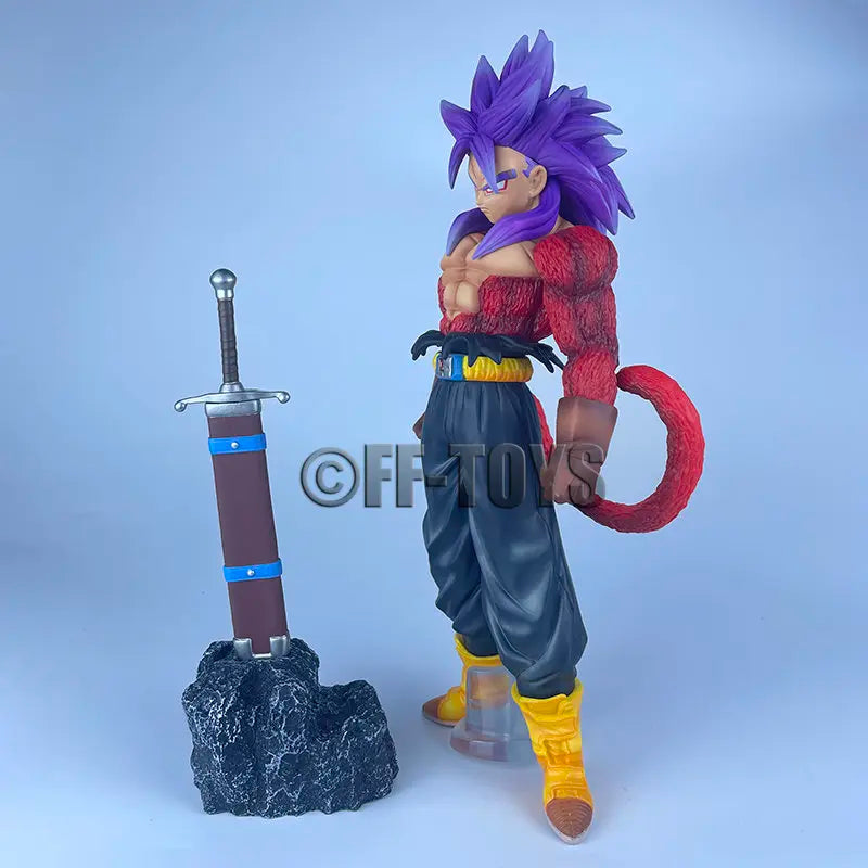 26CM Anime Dragon Ball Z Trunks Figures Future Trunks Ssj4 Figurine Action Figure PVC Statue Collection Model Toys Gifts