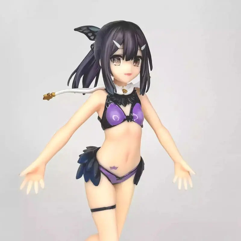 In-Stock 20CM Replica Fate/Kaleid Liner Prisma Illya Miyu Edelfelt Swimsuit Collection Figurine Toy Cute Desktop Decoration Gift