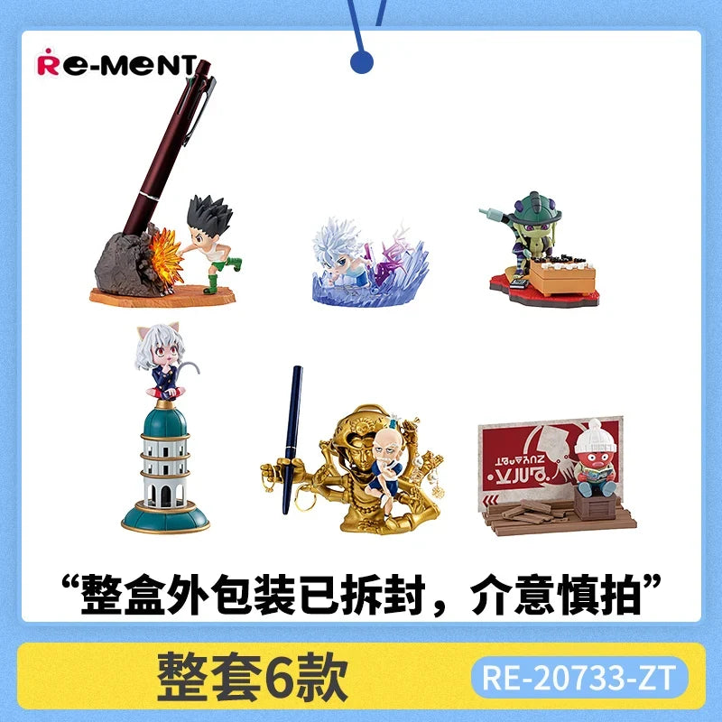 [In Stock] Genuine Anime Toy Hunter × Hunter Desktop Collection Gon · Freecss Killua Zoldyck Figure Model Ornament Toy Boy Gift