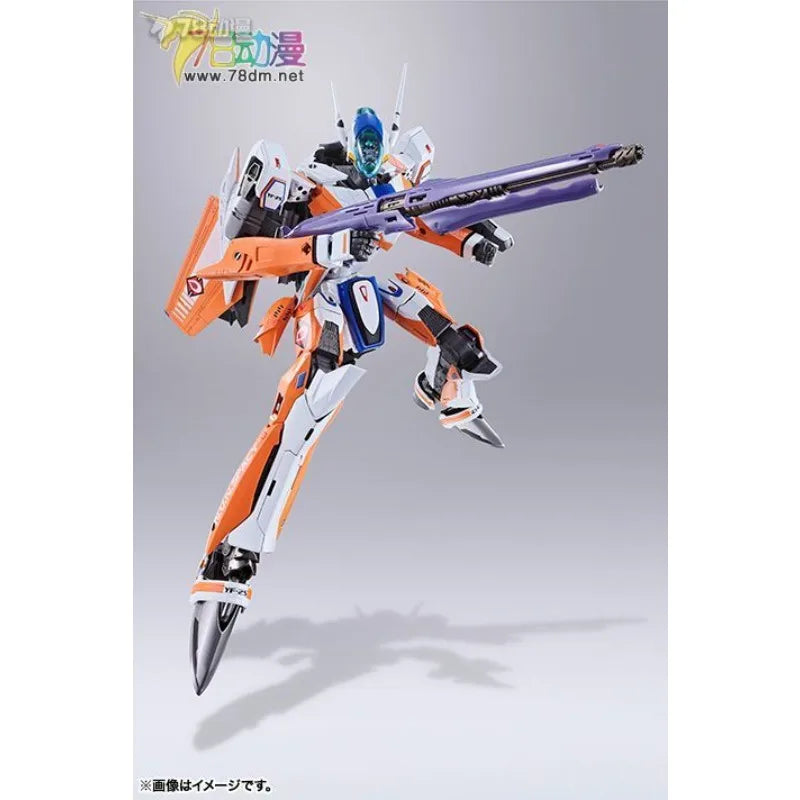 BANDAI Original DX Superalloy Series Normal VF-25S Armored Backpack/YF-25 Prophecy  Action Joint Mobility Figure Model Toys