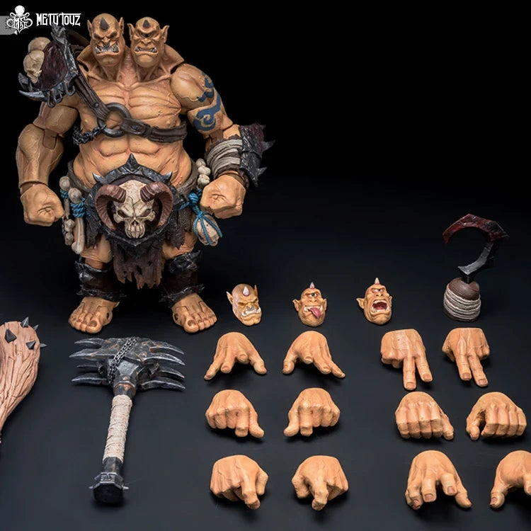 25cm New MetyToys Original Limited Edition Skull RollerOgrus Ogre Mobile Orc Pvc GK Model Toy Figurine GiftCollect Ornaments