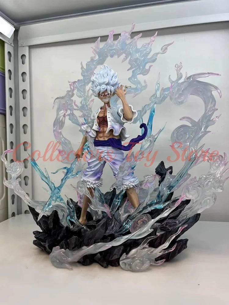 [Made By Jt] One Piece Anime Toys Skypainting Nika Luffy Anime Peripheral Gk Figure Statue Model Placements Boy Christmas Gift