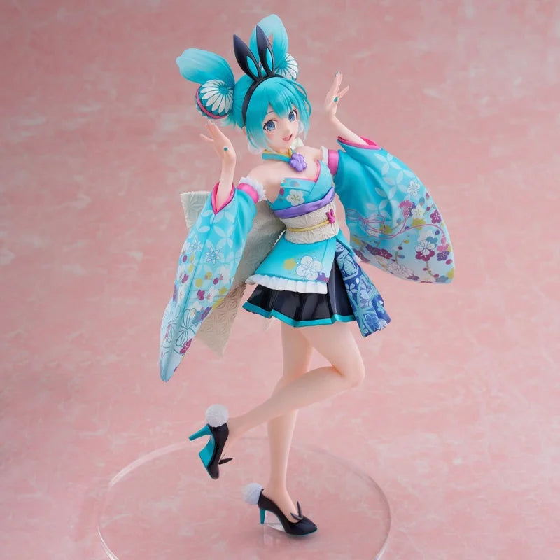 FuRyu Original Genuine Vocaloid Piapro Characters Hatsune Miku F:Nex 1/7 Wa-Bunny 26.5cm Collections Model Toy Figure Anime Gift