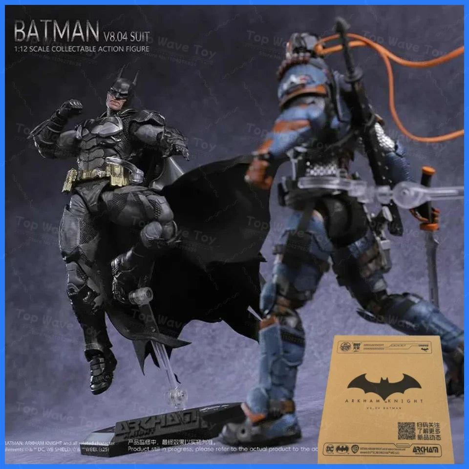 2026 New Stock Batman Arkham Knight Action Figure LPZZ 1/12 Scale Soldier Warrior Edition Batman Full Set 6-inches Model Toys