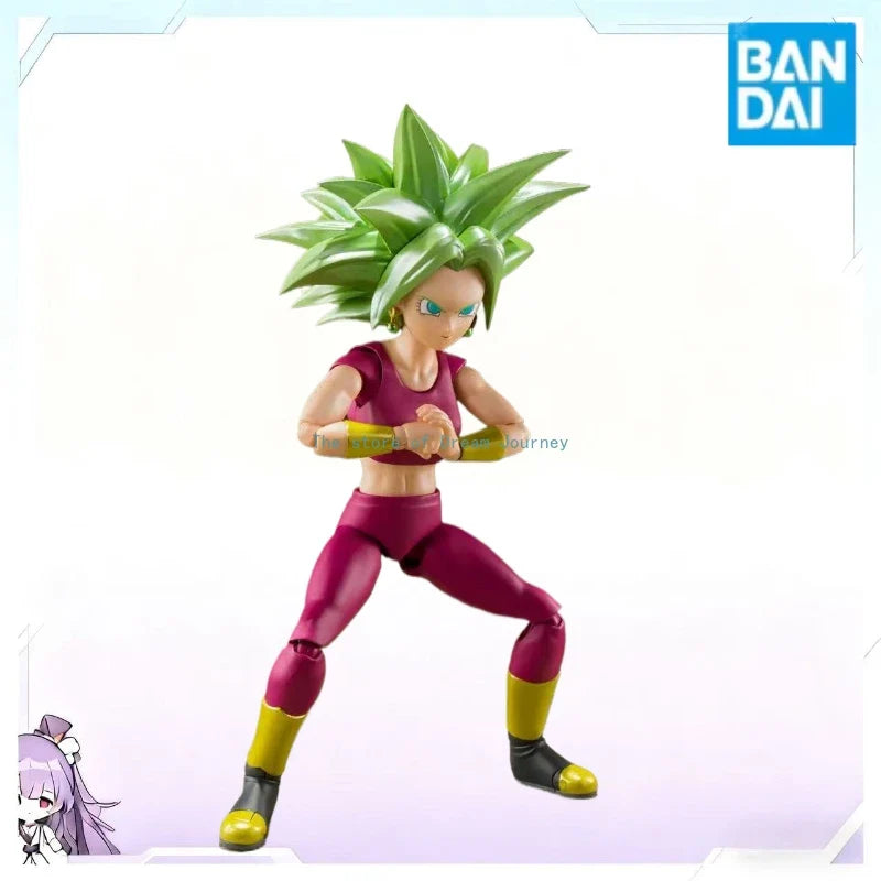 In stock Bandai SHF Dragon Ball Super Fusion Female Saiyan Opening Kefla Female Broly Action Figure Collectible Gift