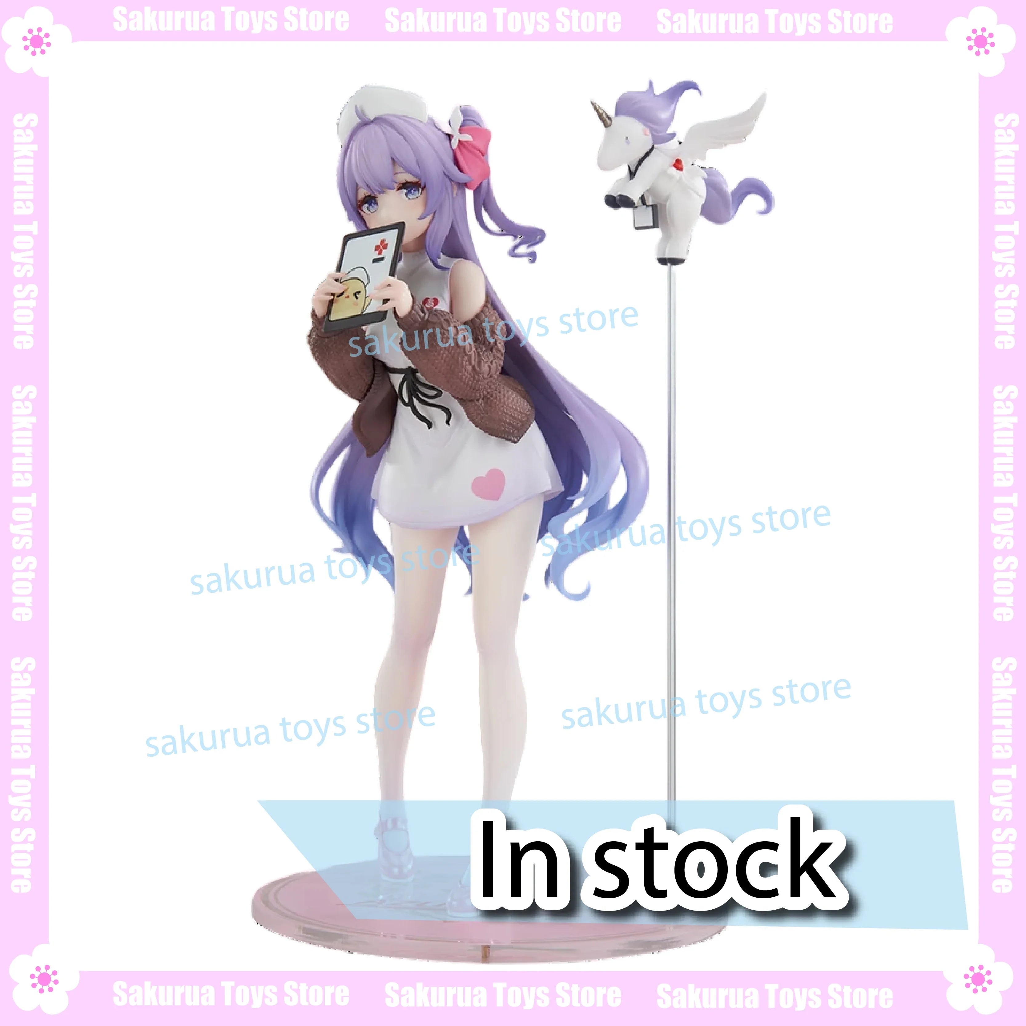 In Stock Unicorn Angel's Nursing Time 1/8 Figure Animation Peripheral Ornament Model Scenery Action Figure Collection Gift