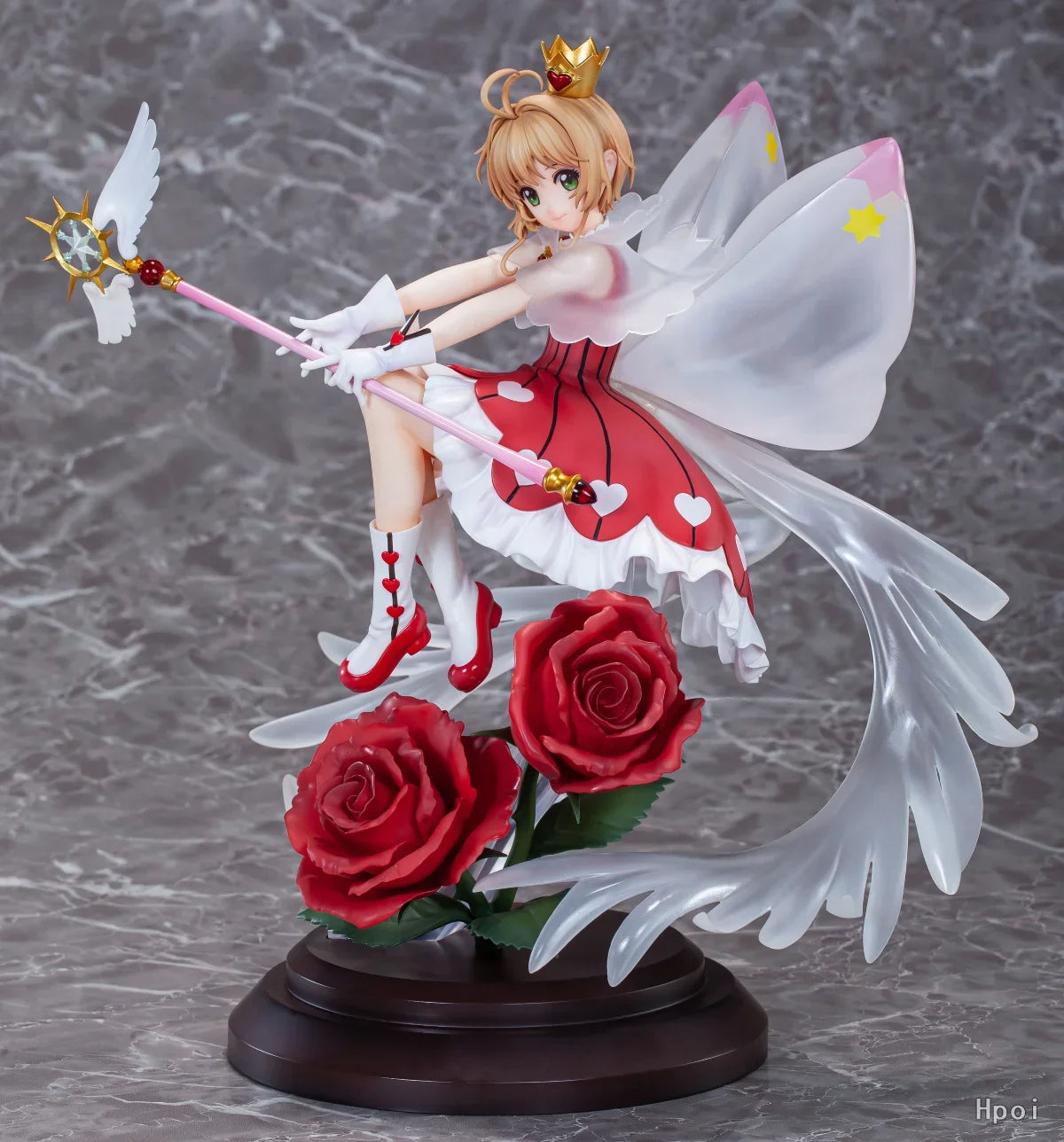 【FS】 In stock WINGS INC. Cardcaptor Sakura Transparent Card Chapter Sakura Kinomoto Scale 1/7 Figure Toy Model Gift