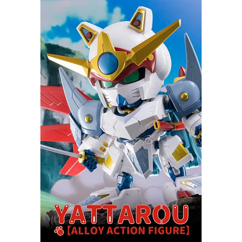Heatboys Yattarou Samurai Pizza Cats Yattarou Movable HB0057 Genuine Character Model Toy Gift Collection