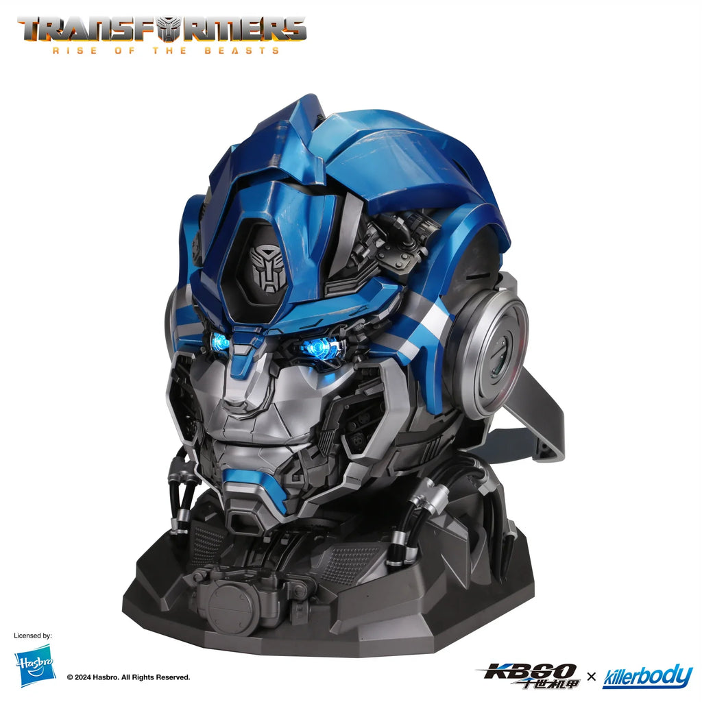 Transformers Mirage Speaking Sound Helmet With LED Light By Touch Control
