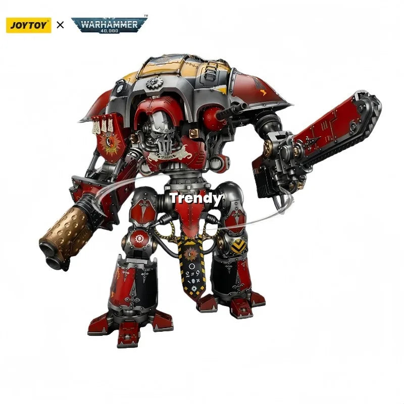 【Pre-sell】JOYTOY Hammer 40K Action Figure Scale 1/18th Imperial Knight Raven Family Ranger Knight Statue Model.