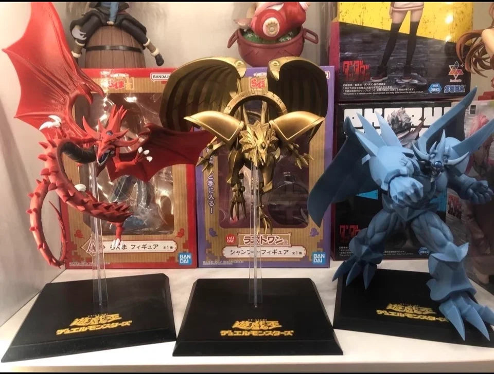 Yu-Gi-Oh! Action Figures Monsters Legion Slifer The Sky Dragon Blue-Eyes Ultimate Dragon Anime Model Ornaments Collection Toys